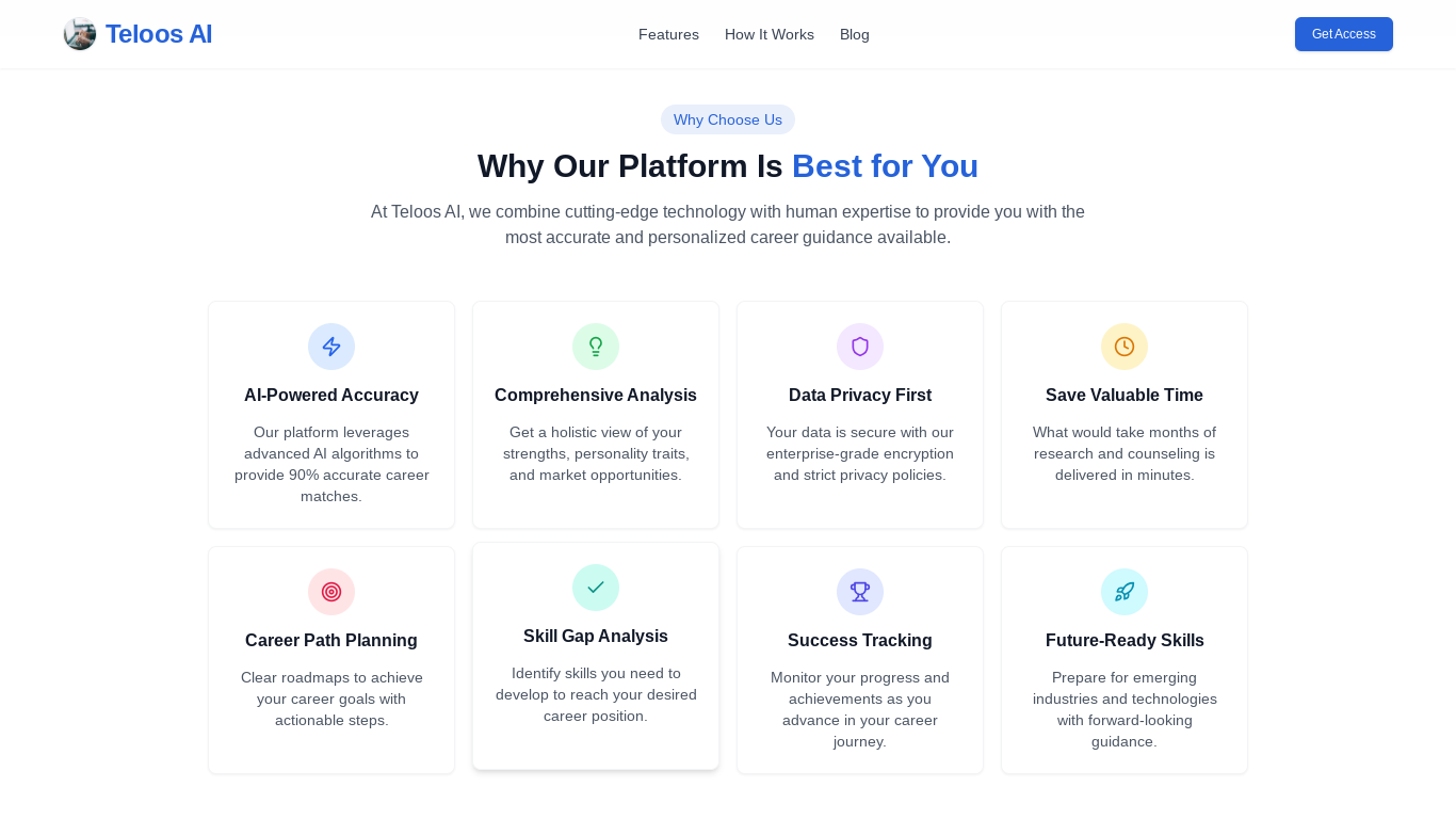 Teloos AI: AI-Powered Career Guidance & Resume Analysis